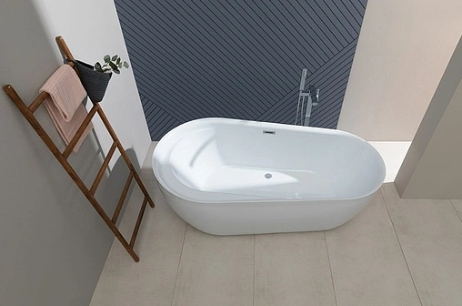 Ванна акриловая отдельностоящая Aquanet Amor 185x95 белый 00301379