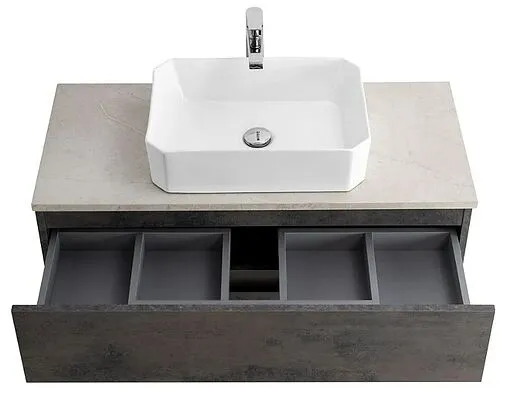 Тумба-умывальник подвесная Cezares Molveno 46 100 Ossido MOLVENO 46-100-2C-SO-OSS+