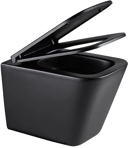 Унитаз подвесной безободковый Lemark Florex Торнадо 3.0 черный матовый 9612002