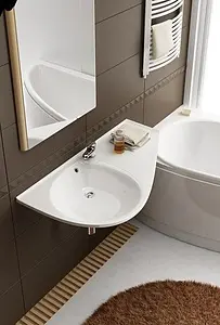 Раковина Ravak Avocado Comfort 95 L белый XJ9P1100000 Раковина Ravak Avocado Comfort 95 L белый XJ9P1100000, 4