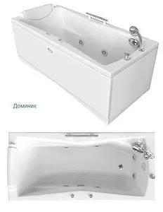 Ванна акриловая BellRado Доминик 160x75 BR7011010-00 Ванна акриловая BellRado Доминик 160x75 BR7011010-00, 4