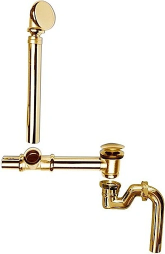 Слив-перелив для ванны BelBagno золото BB567-ORO