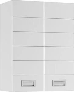 Шкаф двухстворчатый Домино Cube-2 50 белый DC5016H, 1