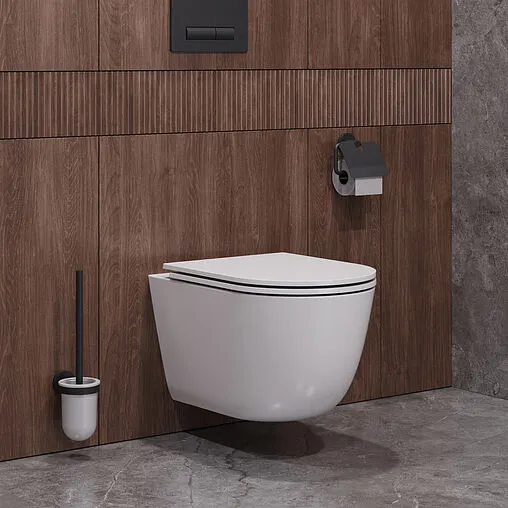 Унитаз подвесной безободковый Cezares Relax Tornado белый CZR-3806-53-TH-TOR/SC