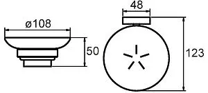 Мыльница Milardo Amur хром AMUSMG0M42 Мыльница Milardo Amur хром AMUSMG0M42, 2