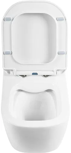 Комплект 5 в 1 BelBagno Genova BB1102CH/BB1102SC/BB002-80/BB014-SR-BIANCO с кнопкой белый глянцевый