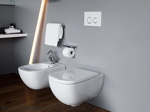 Крышка-сиденье для унитаза с микролифтом Laufen Palomba белый 8.9180.2.000.000.1