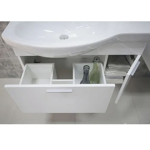 Тумба под умывальник подвесная Aquaton Инди 80 белый 1A188401ND010