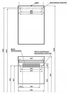 Шкаф-зеркало Aquanet Йорк 60 R белый 00202087 Шкаф-зеркало Aquanet Йорк 60 R белый 00202087, 3