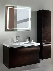 Зеркало с подсветкой Continent Quattro Led 91.5 белый ЗЛП30 Зеркало с подсветкой Continent Quattro Led 91.5 белый ЗЛП30, 2