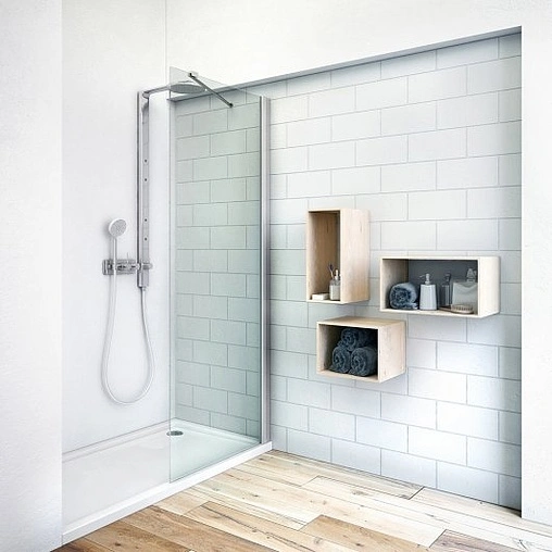 Душевое ограждение 800мм прозрачное стекло Roltechnik Tower Line TBS/800 746-8000000-00-02