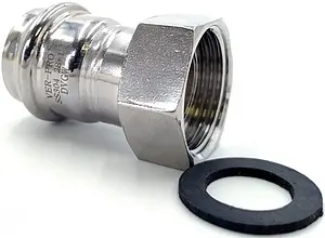 Муфта пресс переходная с накидной гайкой 28мм x 1"нг Vieir VER-PRO VPSC285 Муфта пресс переходная с накидной гайкой 28мм x 1"нг Vieir VER-PRO VPSC285, 2