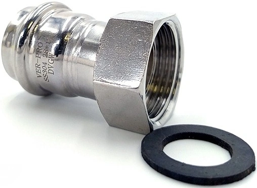 Муфта пресс переходная с накидной гайкой 22мм x 1"нг Vieir VER-PRO VPSC225 Муфта пресс переходная с накидной гайкой 22мм x 1"нг Vieir VER-PRO VPSC225