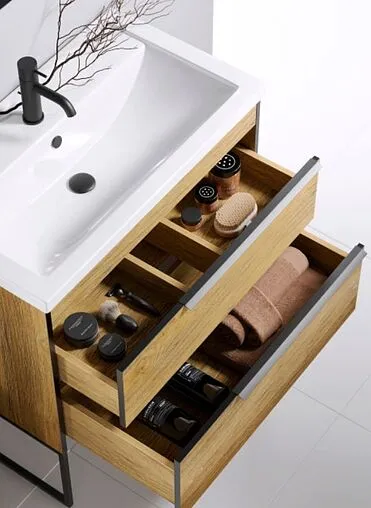 Тумба-умывальник Aqwella Fargo 100 дуб балтийский FRG0110DB+4640021065204