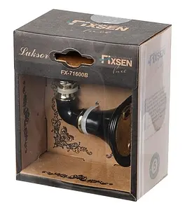 Крючок Fixsen Luksor чёрный/золото FX-71605B Крючок Fixsen Luksor чёрный/золото FX-71605B, 2