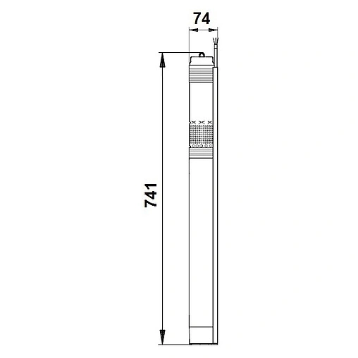 Насос скважинный центробежный 3&quot; Grundfos SQЕ 2-55 96510151