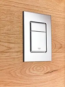 Клавиша смыва для унитаза Grohe Skate Cosmopolitan 37535000 хром глянцевый Клавиша смыва для унитаза Grohe Skate Cosmopolitan 37535000 хром глянцевый, 3