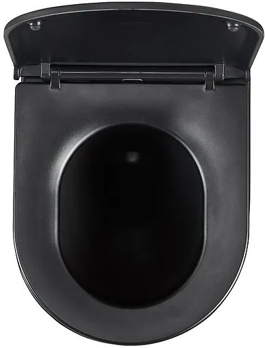 Унитаз подвесной безободковый Lemark Glazer Торнадо 3.0 черный матовый 9612004