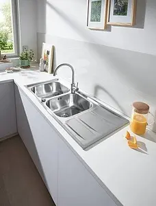 Мойка кухонная Grohe K400-116 нержавеющая сталь 31587SD0 Мойка кухонная Grohe K400-116 нержавеющая сталь 31587SD0, 4