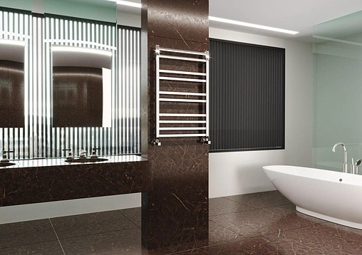 Полотенцесушитель водяной лесенка Lemark Bellario П10 500x800 полированная сталь LM68810