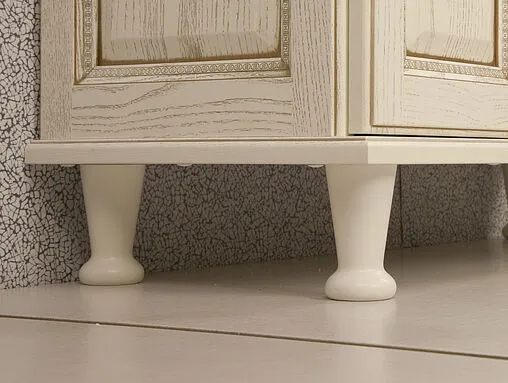 Шкаф-пенал напольный Aquaton Жерона 35 L белое золото 1A158903GEM4L