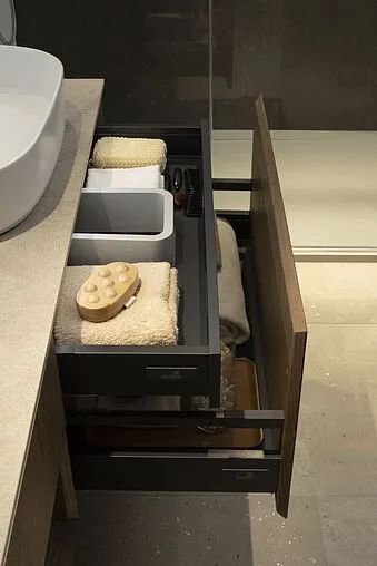 Тумба под умывальник подвесная Allen Brau Infinity 120 L дуб 1.21006.NO