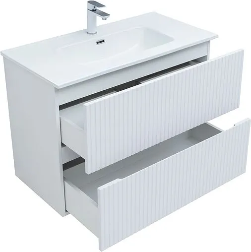 Тумба под умывальник Aquanet Джейн 90 белый матовый 00313287