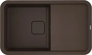 Мойка кухонная Omoikiri Tasogare 86-DC темный шоколад 4993468 Мойка кухонная Omoikiri Tasogare 86-DC темный шоколад 4993468, 1