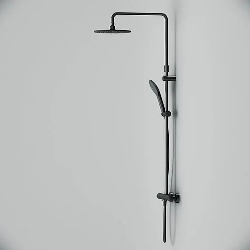 Душевая система с термостатом для душа Am.Pm Like чёрный матовый F0780422 Душевая система с термостатом для душа Am.Pm Like чёрный матовый F0780422