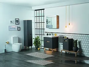 Шкаф-зеркало VitrA Sento 80 дуб 60896, 3