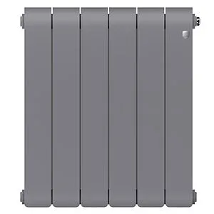 Радиатор биметаллический 6 секций Royal Thermo Infinity 500 Silver Satin RTINSS5006 Радиатор биметаллический 6 секций Royal Thermo Infinity 500 Silver Satin RTINSS5006, 2