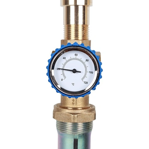 Насосный модуль с теплообменником 28 пластин 1"н х 1"в Stout SDG-0038-282502 с насосом Grundfos UPSO 25-65 180