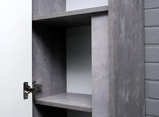 Шкаф-пенал напольный Домино Loft 40 бетон DL5605P