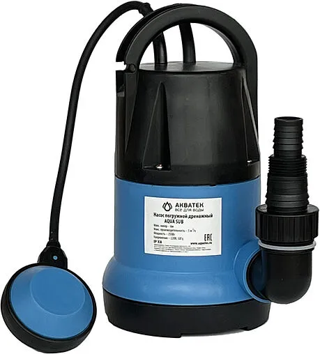 Насос дренажный Q=6.5м³/ч H=7м Aquatech DP400A