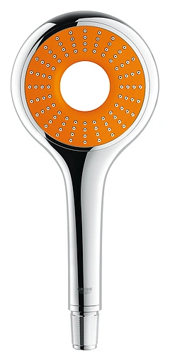 Лейка ручного душа Grohe Rainshower Icon хром/оранжевый 27444000 Лейка ручного душа Grohe Rainshower Icon хром/оранжевый 27444000