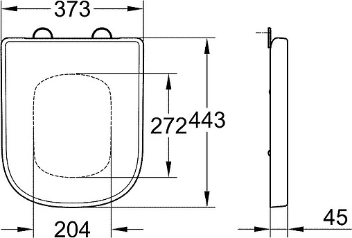 Унитаз подвесной безободковый Grohe Euro Ceramic белый 3932800H