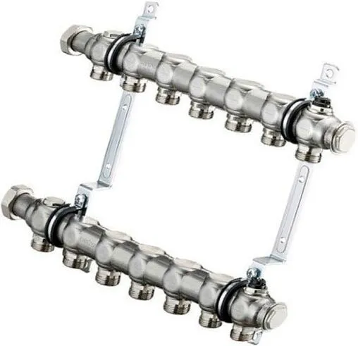 Группа коллекторная распределительная 7 отводов 1&quot;нг x ¾&quot;ек Oventrop Multidis SH 1407157