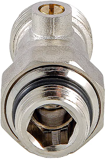 Вентиль для нижнего подключения запорный прямой ¾"ек x ¾"ек (½"н) Valtec VT.345R.N.05