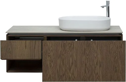 Тумба-умывальник подвесная Allen Brau Infinity 120 R дуб 1.21008.NO+