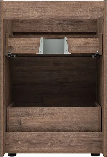 Тумба под умывальник напольная Aquanet Токио 58 дуб веллингтон 00333648