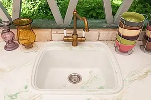 Смеситель для кухни с подключением к фильтру Omoikiri Tottori-AB античная латунь 4994009, 5