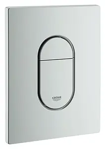 Клавиша смыва для унитаза Grohe Arena Cosmopolitan 38844P00 хром матовый Клавиша смыва для унитаза Grohe Arena Cosmopolitan 38844P00 хром матовый, 1
