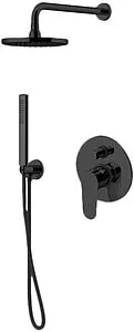Душевая система со смесителем для душа Gattoni H2OMIX7000 чёрный матовый KTH715/PDNO Душевая система со смесителем для душа Gattoni H2OMIX7000 чёрный матовый KTH715/PDNO, 1