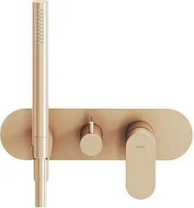 Смеситель для душа скрытого монтажа Ravak Eleganta розовое золото X070374, 5
