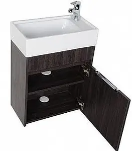 Тумба-умывальник подвесная Aquanet Лидс 50 эвкалипт мистери 00182744+00182338, 5