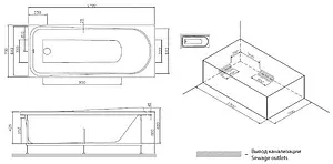 Ванна акриловая Am.Pm Like 170x70 W80A-170-070W-A Ванна акриловая Am.Pm Like 170x70 W80A-170-070W-A, 2