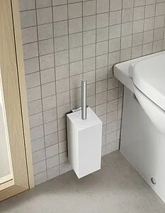 Ёршик для унитаза Roca Rubik белый/хром 816851001, 3