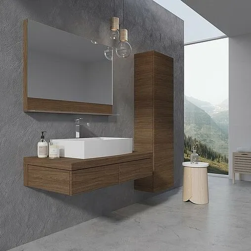 Тумба-умывальник подвесная Ravak SD Formy 120 орех X000001037+XJL01250000