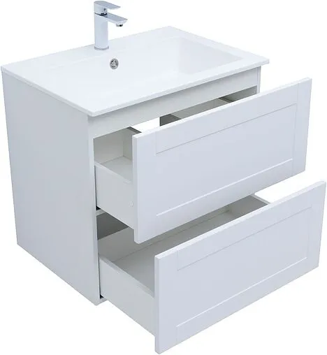 Тумба под умывальник подвесная Aquanet Терра 70 белый матовый 00313233