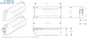 Модуль зональный базовый проводной 6 зон НЗ 230В WATTS WFHC-BAS 6Z (Master) 10021123, 2